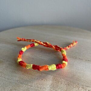 Kinga Bracelet, anklet, trendy, comfortable, tie, embroidery thread, woven, gift